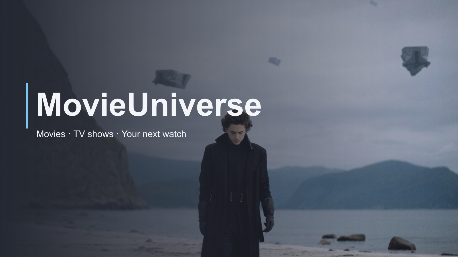 MovieUniverse branded artwork for movies and television